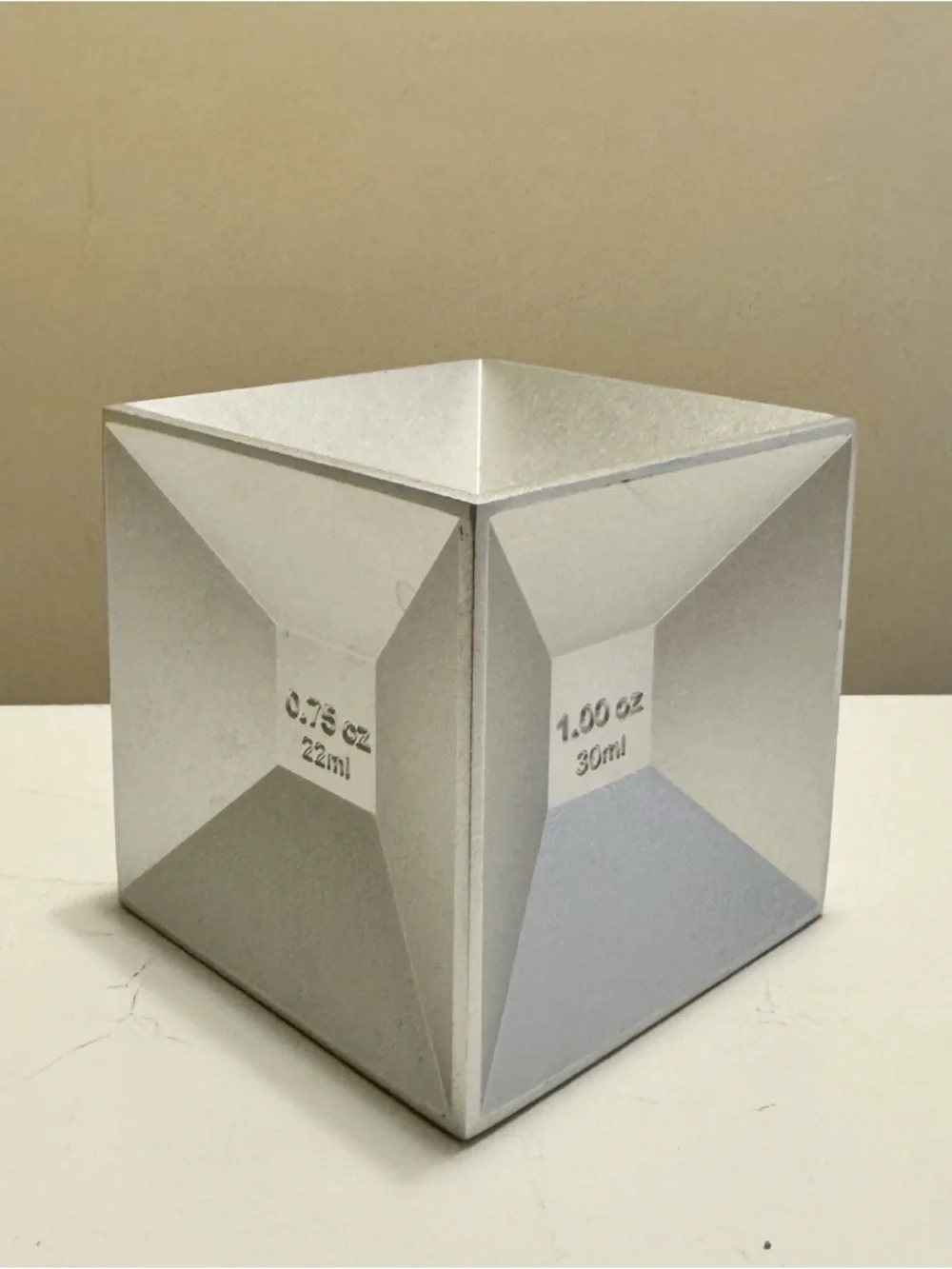 Jigger Cube 3 for 15 SALE CLEARANCE Bartender Tool 6 Measurements